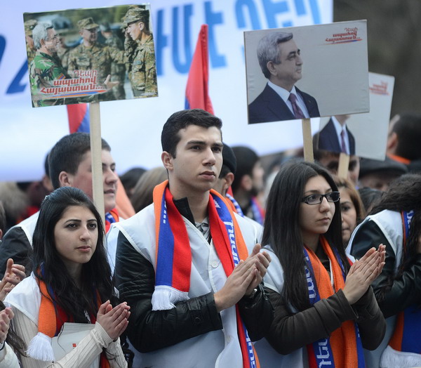 Serzh Sargsyan Says One Thing, the Observers and Candidates Say Another Thing