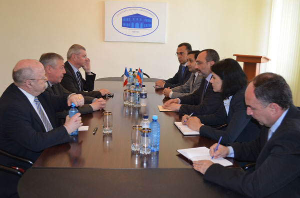 The NKR MFA Foreign Minister Received the French Parliamentarians