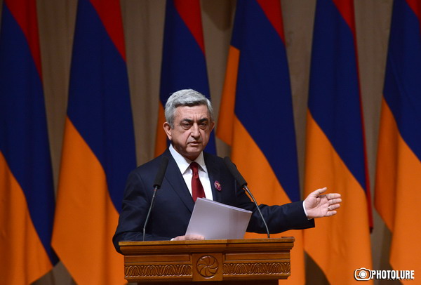 President Sargsyan says breakthrough in Nagorno Karabakh peace process was imminent in 2011, but Aliyev failed it