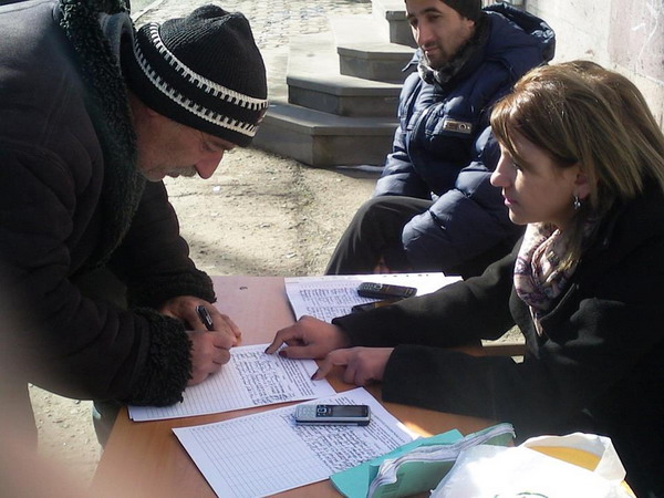 The petition held in Kapan proceeded with active participation of residents
