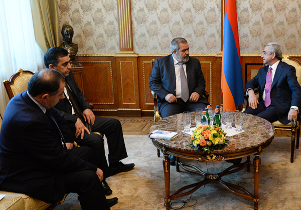 Is Serzh Sargsyan trying to regulate the relationship with ARF?