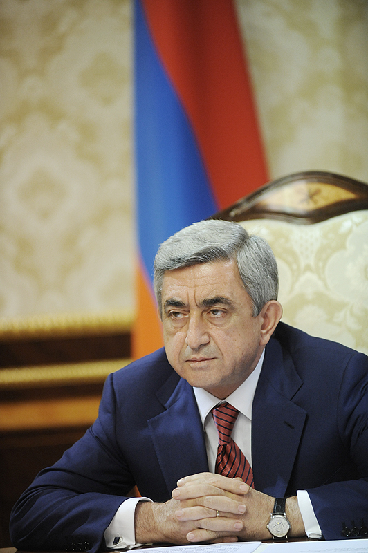 Serzh Sargsyan. “The year 2015 should convey a strong message to Turkey”