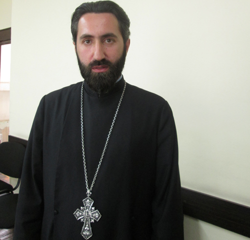 Asoghik priest Karapetyan does not step back from his words. “Pagan Armenian is not a full Armenian.”