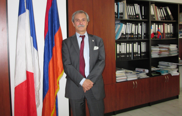 Rector of the French University in Armenia about the University, “Golden Apricot” and the colors of Armenia