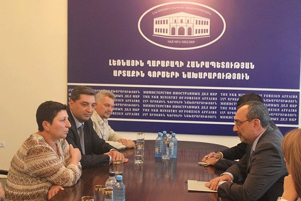 The NKR Foreign Minister Received Members of the Lithuania-Artsakh Parliamentary Friendship Group