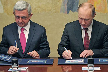 About accession to Eurasian. “If you put a pen in Serzh Sargsyan’s hand, he would sign anything.”