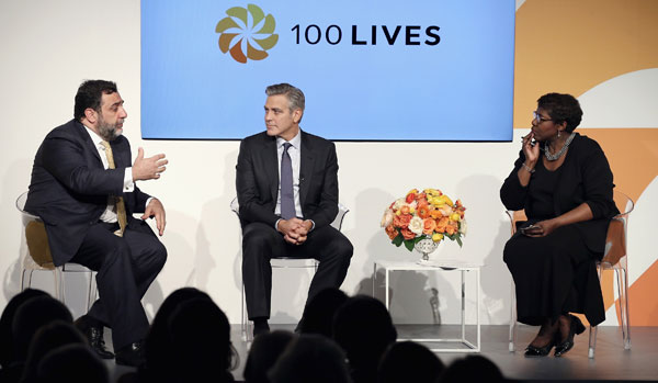 International Figures Unite to Announce New Humanitarian Prize as part of 100 LIVES Initiative