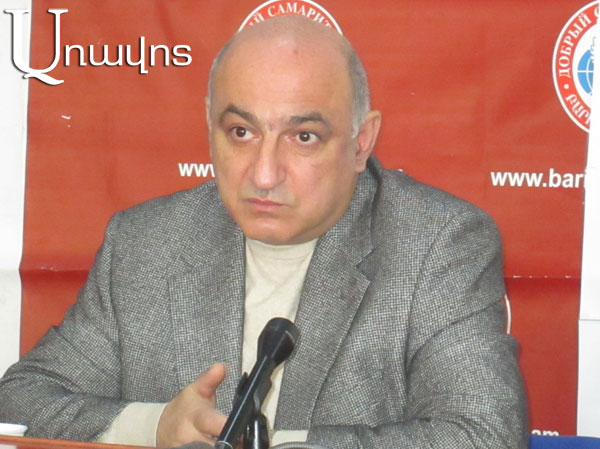 Boris Navasardyan. If the demands of the demonstrators do not receive a response, then there would be a clash