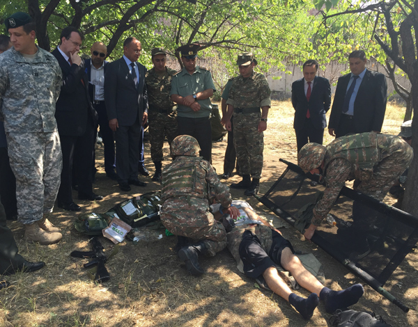 Armenian Military Medics Trained by U.S. Peers