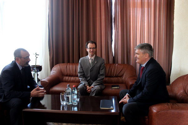The NKR Minister of Foreign Affairs received the Head of the ICRC Mission in Stepanakert