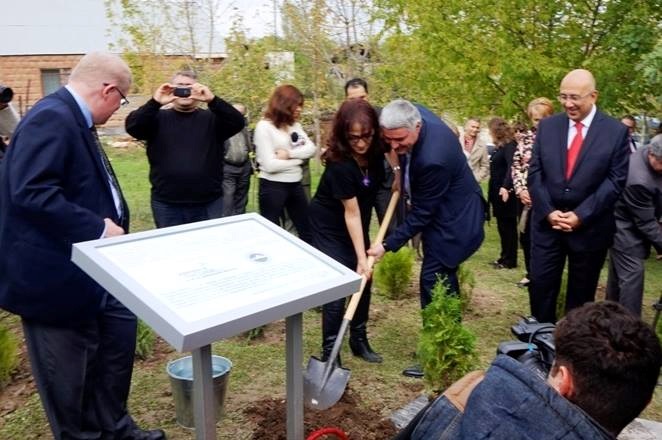 Trees planted in honor of first U.S. ambassador to Armenia Harry Gilmore