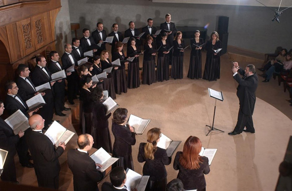 Armenia chamber choir director. “Performing at the Megaron is already a standard.”
