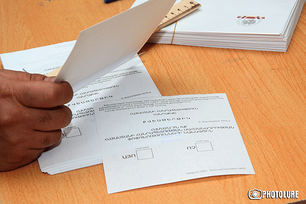 The number of “yes” voters is the most in Yerevan. CEC Data