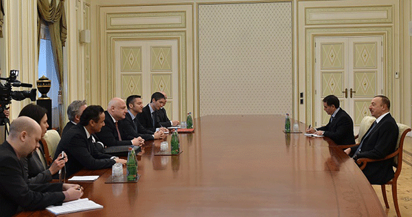 In Azerbaijan, OSCE PA leaders meet President Aliyev, senior officials