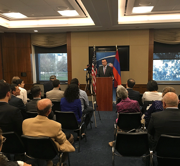 NKR Permanent Representative Participated in the Discussions Dedicated to Artsakh and Armenia in the U.S. Congress