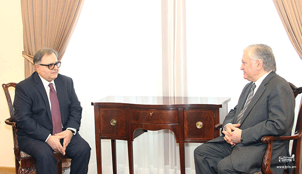 Foreign Minister of Armenia received the newly appointed Head of the OSCE Office
