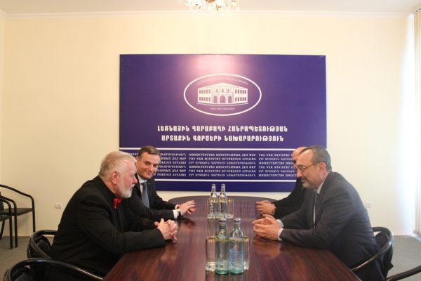 NKR Foreign Minister Received Member of the European Parliament