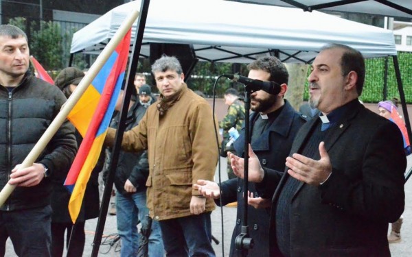 Hundreds Protest in NY against Azerbaijani Aggression