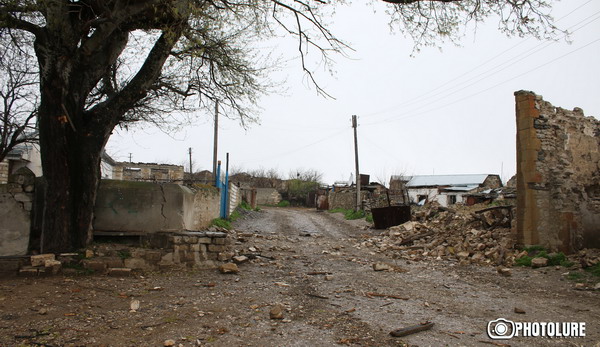 Talish after one day visit of Azerbaijanis. Attention. Brutal shots