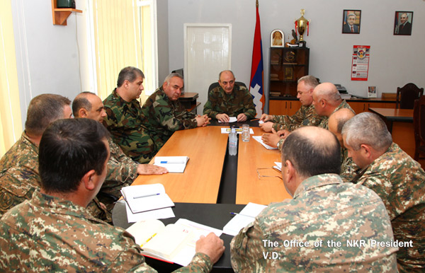 Bako Sahakyan visited a section on the republic’s southern borderline