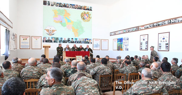 Bako Sahakyan visited a section on the republic’s southern borderline
