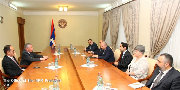 Bako Sahakyan received the chairman of the France-Artsakh friendship circle