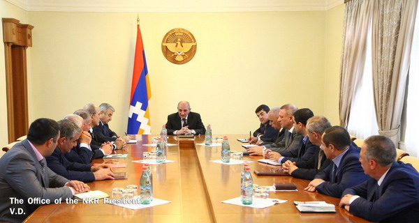 Artsakh Republic President Bako Sahakyan gave concrete instructions