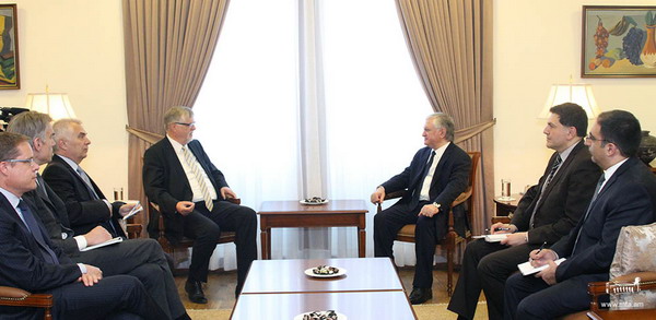 Nalbandian and Salber “exchanged views on the possibilities of resuming the negotiation process.”