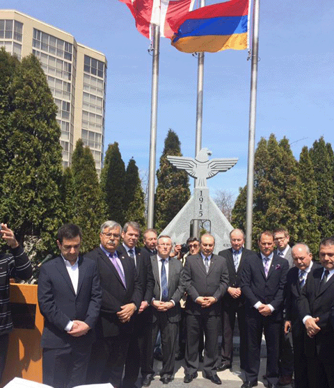 Armenian Genocide Monument Unveiled In St.Catharines, Canada