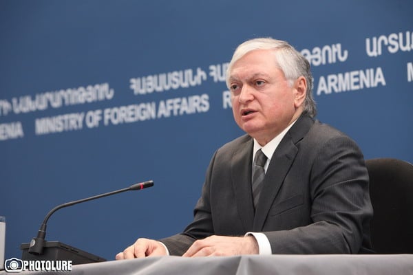 Foreign Minister Edward Nalbandian’s statement on the recognition of the Armenian Genocide by the German Bundestag