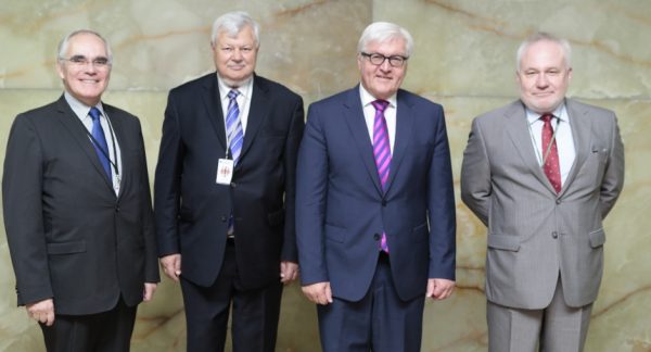 OSCE Chairperson Steinmeier meets with Minsk Group co-chairs, discusses results of St. Petersburg summit of Presidents