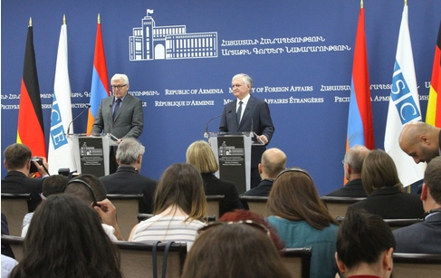 Remarks of Edward Nalbandian during the joint press conference with Frank-Walter Steinmeier
