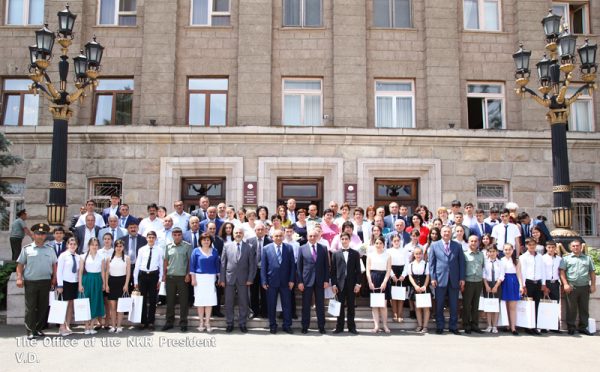 “Educated generation is among the guarantees of our state’s reliable future”. Bako Sahakyan