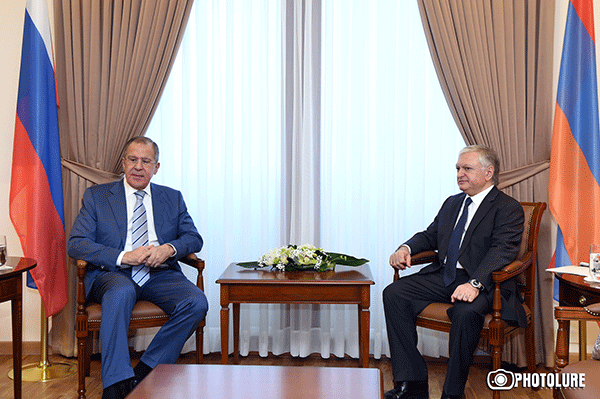 Meeting of Foreign Ministers of Armenia and Russia