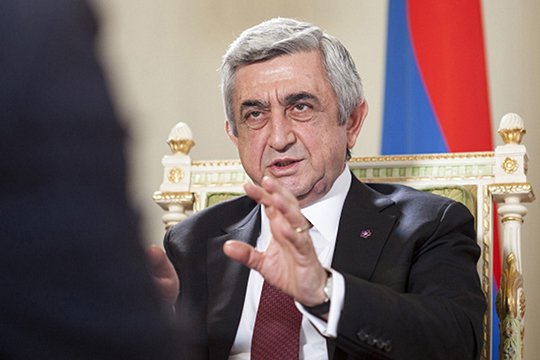 Sargsyan: Armenia recognises Azerbaijan’s territorial integrity, yet that has nothing to do with the self-determination of Nagorno Karabakh