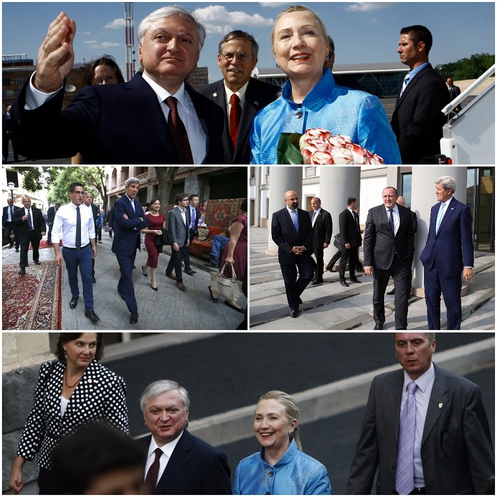 Recalling Hillary Clinton. When the US Secretary of State was visiting Armenia too