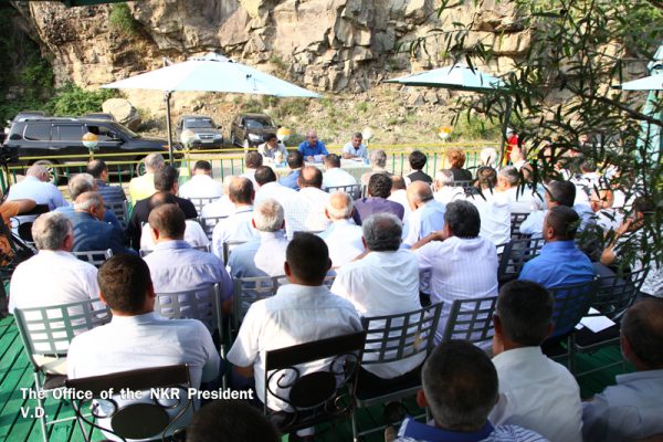“State would do everything possible for elimination of the war consequences”: Bako Sahakyan in Martakert
