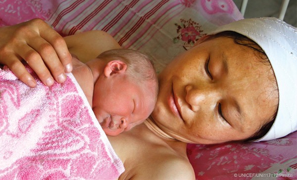 77 million newborns globally not breastfed within first hour of life