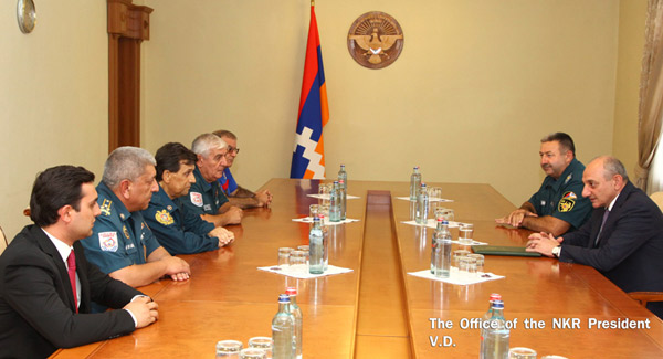 Bako Sahakyan received the delegation of the Republic of Armenia’s ministry of emergency situations