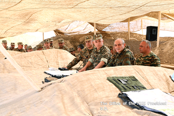 Bako Sahakyan visited one of the borderline sections located in the south-eastern part of the republic
