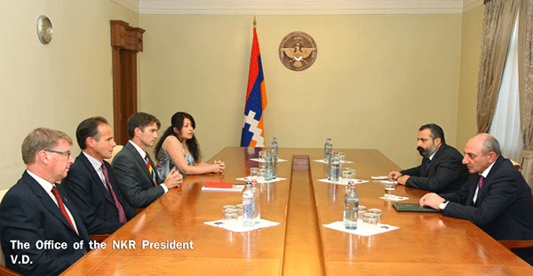 Artsakh Republic President Bako Sahakyan received the delegation of the “HALO Trust” organization