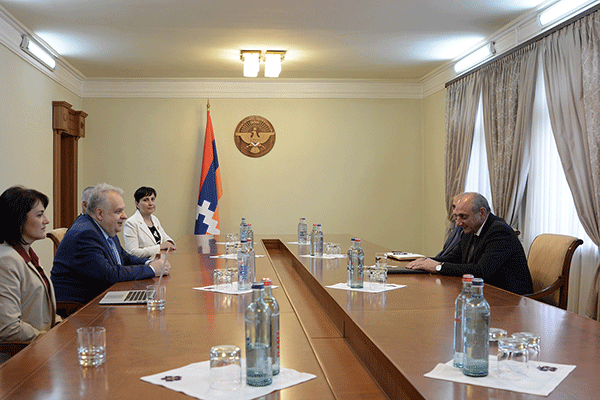Bako Sahakyan received delegation of the Armenian State Pedagogical University after Khachatur Abovyan at the head of its rector Rouben Mirzakhanyan
