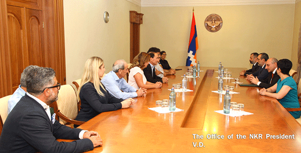 Bako Sahakyan received the delegation of “Tufenkian” charitable foundation