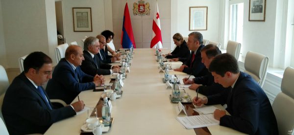 Foreign Minister Edward Nalbandian’s meeting with the Prime Minister of Georgia