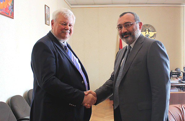 NKR Foreign Minister Received the Personal Representative of the OSCE Chairman-in-Office