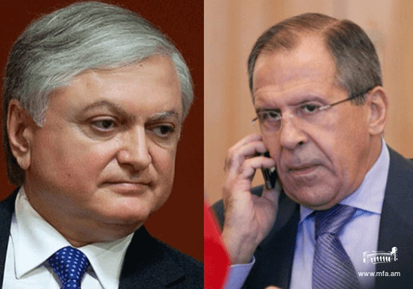 Lavrov and Nalbandian had a telephone conversation