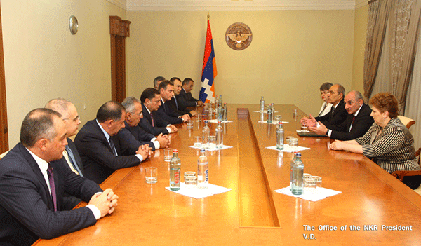 Bako Sahakyan received a group of Republic of Armenia’s National Assembly deputies