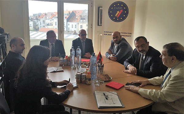 Working Visit of NKR Foreign Minister to Belgium