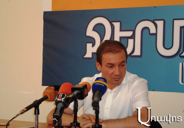 “We will recognize NKR with the territory enshrined by its constitution.” Artak Davtyan