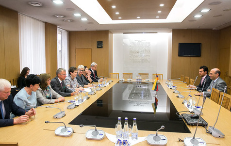 Ambassador Mkrtchyan’s meeting with the members of Armenia friendship group in Lithuania’s Seimas